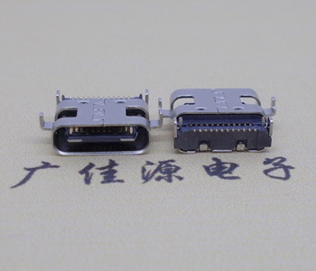 直销USB Type C沉板母座24P,双排贴片下沉0.8MM价格