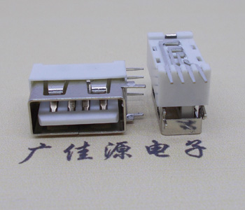 USB 短体10.0mm 侧立插座耐高温连接器