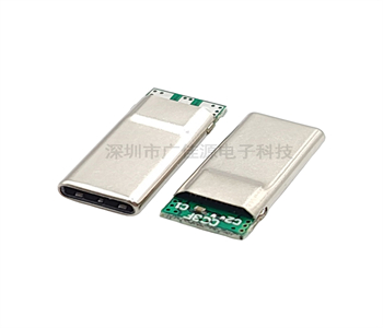 加长款TPC24P公头3焊盘总长18.5MM结构深度解析