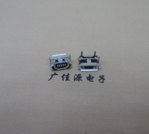 Micro USB牛角母座