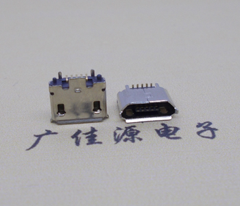 Micro usb 5立贴母座