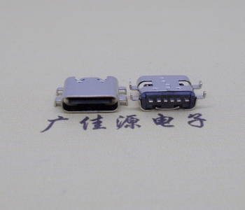 usbtypec接口6p四脚插件