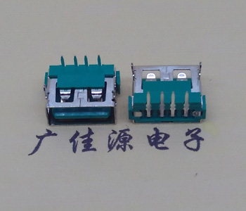 绿色胶芯短体母座