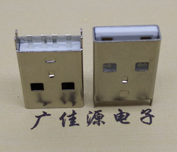 USB A公2.0夹板接口