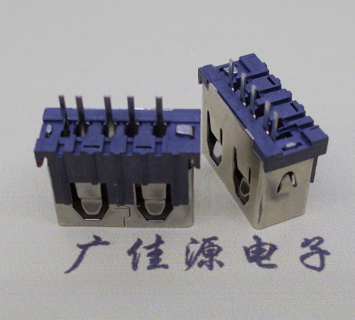 USB180度立插.短体5p母座