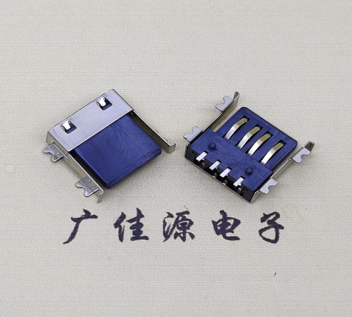 USB2.0卧式贴板母座